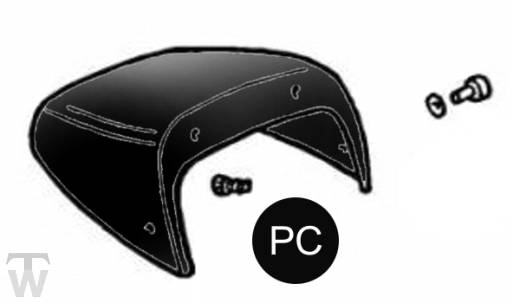 Sitzabdeckung Diablo Black (av.01.01.2027) Daytona 900 & 1200