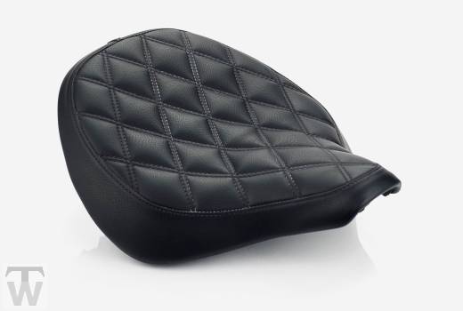 Sitz Komfort Karo gesteppt schwarz Bobber Black