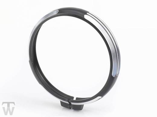 Hauptscheinwerfer Ring CNC schwarz (nur 2x lagernd) Bobber Black