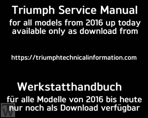 Werkstatthandbuch digital Bonneville T120 Black bis AD0138