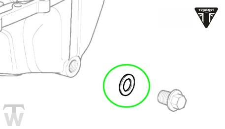 Ölablassschraube Dichtring M14x3  Thruxton TFC