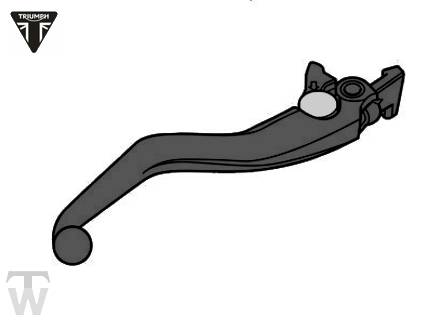 Bremshebel einstellbar schwarz Bobber ab AC1196