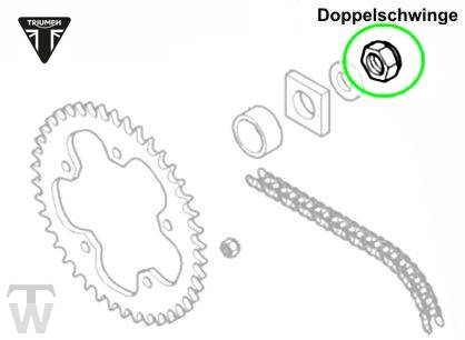 Achsmutter  Speedmaster 1200 ab AC1201