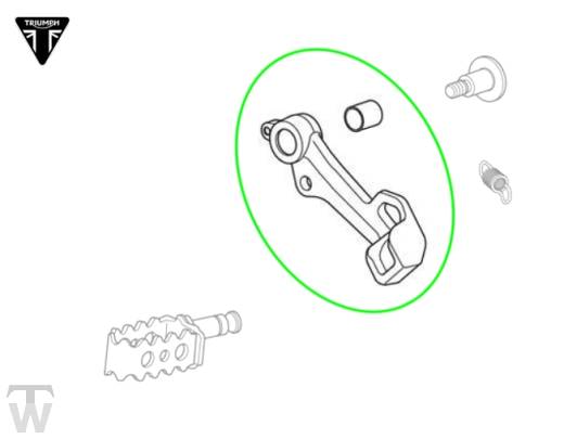 Fussbremshebel Scrambler 1200 XE ab AC8499