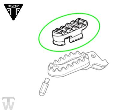 Fussrastengummi vorn Tiger 900 GT bis BP6440