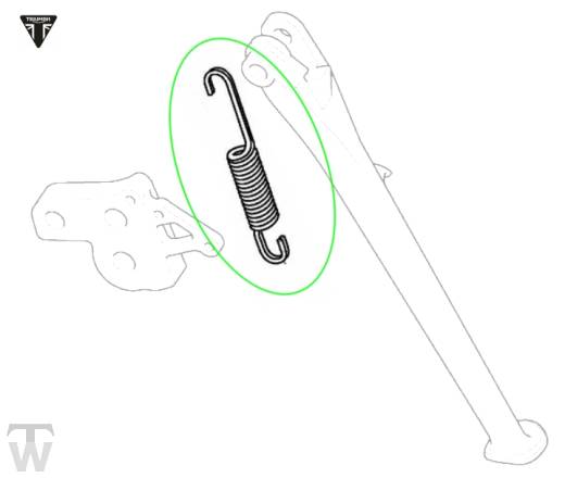 Seitenständerfeder  Tiger 1200 XCA