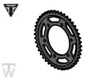 Kettenrad 525 / 44 Zähne schwarz