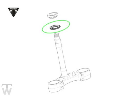 Lenkkopflager Dichtring Metall  Speed Triple 1200 RS