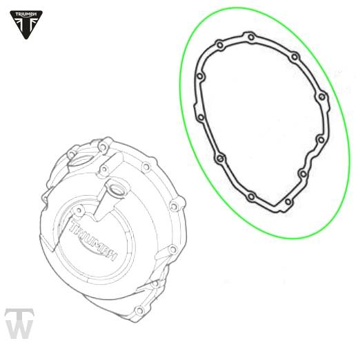 Gasket Clutch Cover Type 1  Tiger 900 Rally Pro up to BP4995