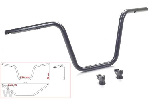 APE Hanger Kit Schwarz Bobber ab AC1196