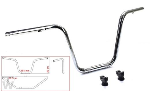 APE Hanger Kit Chrom inkl. Riser Speedmaster 1200 bis AC1200