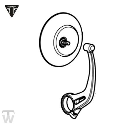 Spiegel links oder rechts Thruxton R