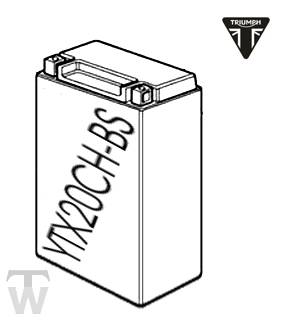 Batterie YTX20CH-BS MF wartungsfrei Rocket 3 R