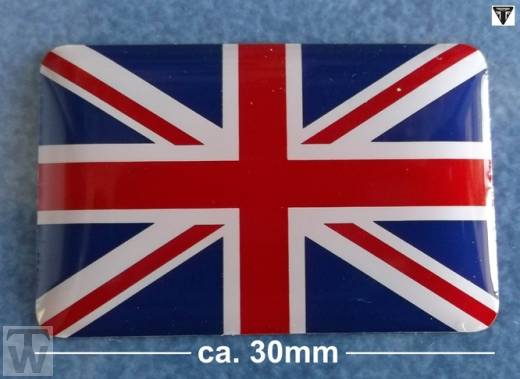 Union Jack 3D Aufkleber (nur 2x lagernd) Tiger XRx ab FIN855532