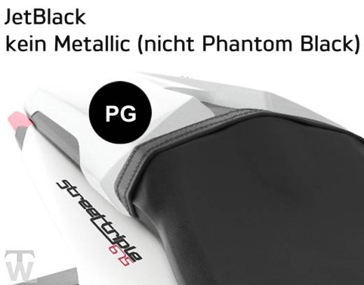 Sitzabdeckung JET BLACK **(nur 1x TL lagernd dann obs) Street Triple ab FIN 560477