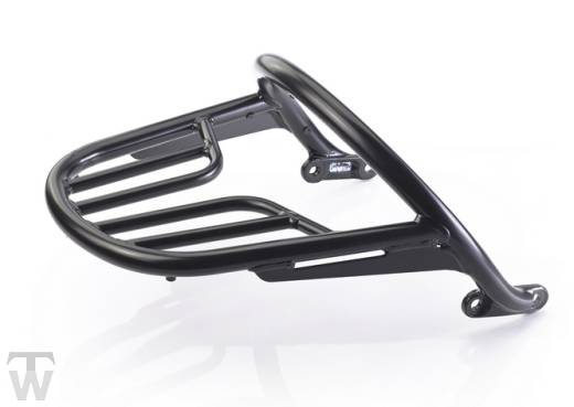 Grab Rail Luggage Rack Black Bonneville T100 up to VIN AC5926 +BudEkins