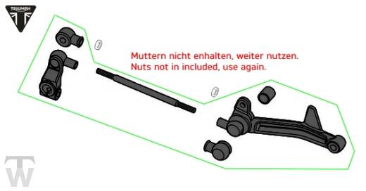 Vorbestellung - Schalthebelkit schwarz
