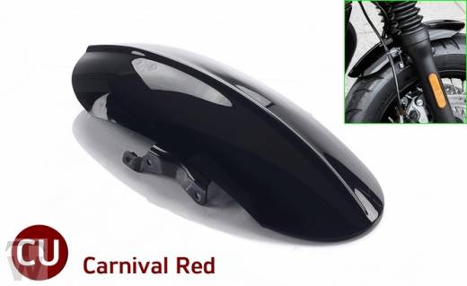 Kotflügel vorn kurz Carnival Red Bobber Black