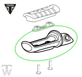 Fussraste hinten rechts Speed Twin 900 bis CB9309