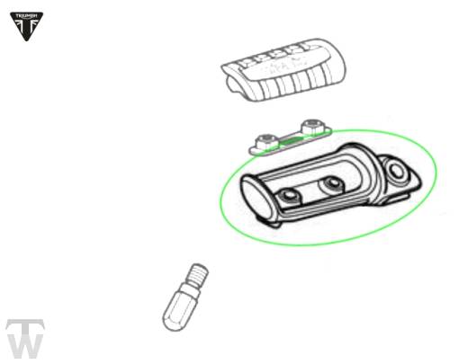 Fussraste vorn rechts