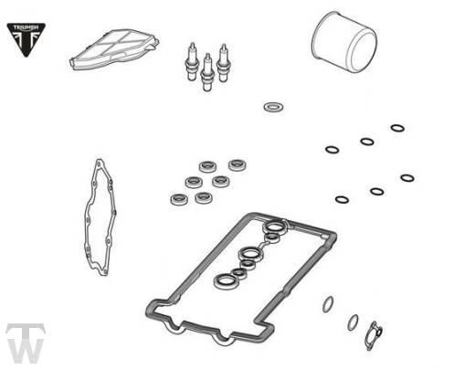 Servicekit  Daytona 675 bis FIN564947