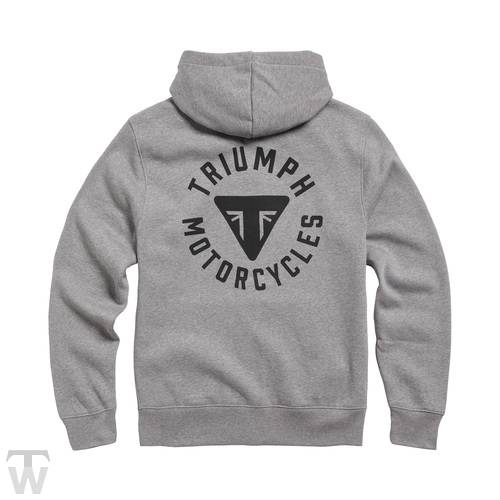 Triumph Digby Grey Zip Hoody Gr.L (1x TW-Angebot) - Herren T-Shirts & Freizeit