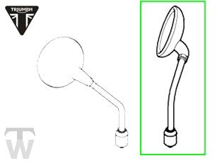Spiegel links oder rechts Scrambler EFI (bis 2015)