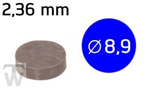 Shim D8.9mm, H2.36mm