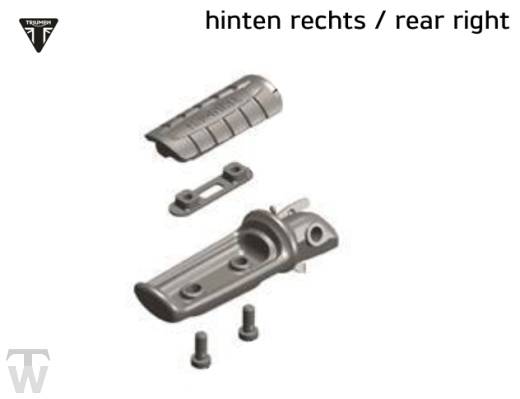 Fussraste hinten rechts (nur 1x lagernd)