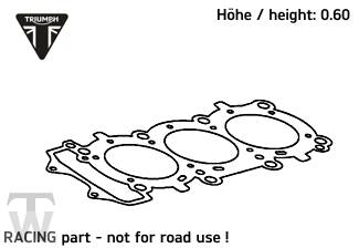 Racing Gasket Cylinder Head 74 x 0.60 ** Daytona 675 up to VIN381274