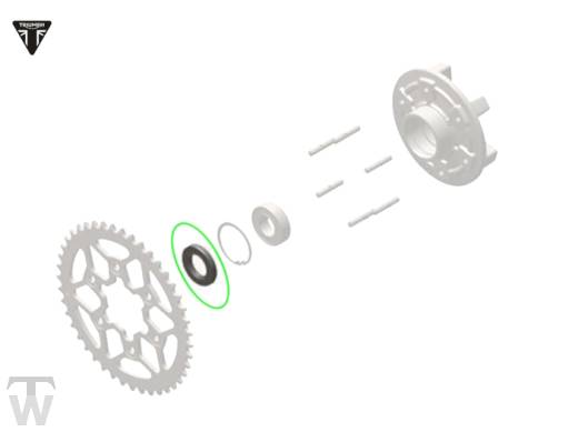 Hinterrad Kettenrad Simmerring Speed 400