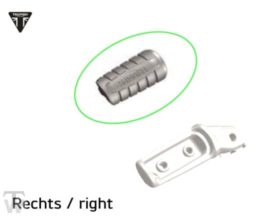 Fussrastengummi hinten rechts (nur 2x lagernd) Speed 400
