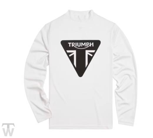 Triumph Rapid Dry Race White Shirt Gr.M - Herren T-Shirts & Freizeit