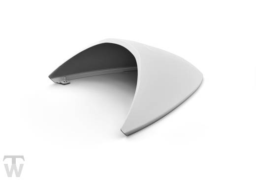 Caferacer Sitzabdeckung CrystalWhite Speed Twin 1200