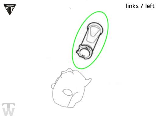 Griff links (nur 2x lagernd) Scrambler 1200 XE ab AC8499