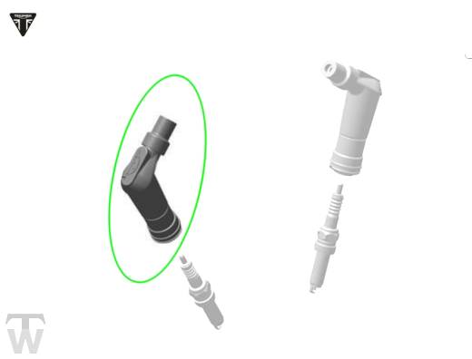 Zündkerzenstecker inkl. Dichtungen Scrambler 900 bis CM9963