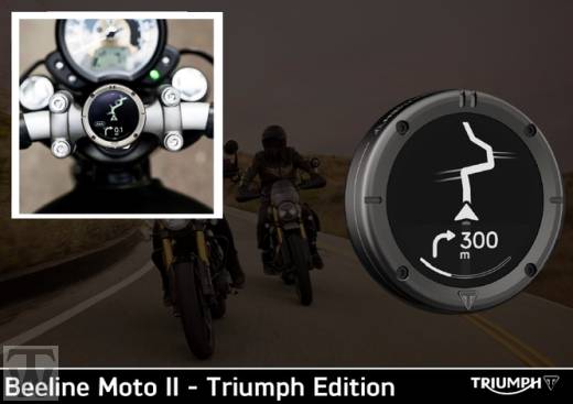 Beeline Moto II Navigation Bonneville T120 Black bis AD0138