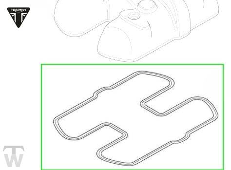 Gasket Camshaft Cover (alte Version)  Scrambler Carburator (up to 2007)