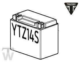 Batterie YTZ14S MF BATT Speed Triple S ab FIN867685