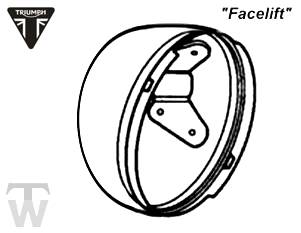 Hauptscheinwerfer rechts Speed Triple 1050 ab FIN333179