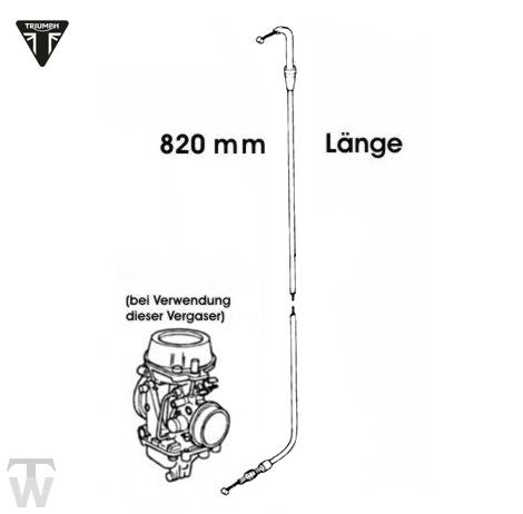 Cable Throttle 820mm Legend TT