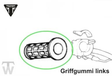 Griff links - Griffgummi  Trophy bis FIN029155