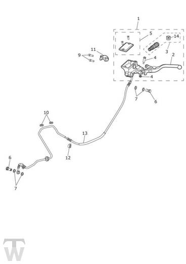 Clutch Control - Tiger 1200 XRx