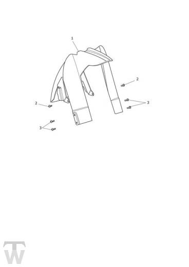 Kotflügel vorn - Tiger XCx ab FIN855532