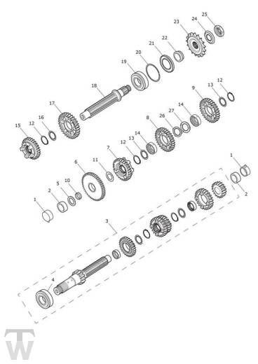 Gears - Speed Triple RS from VIN867601