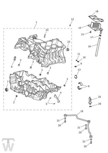 Motorgehäuse - Speed Triple RS ab FIN867601