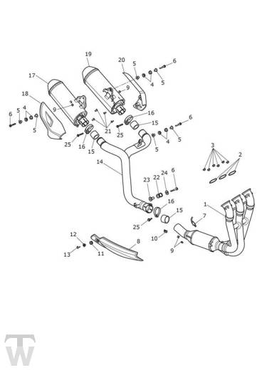 Auspuff - Speed Triple S ab FIN867685