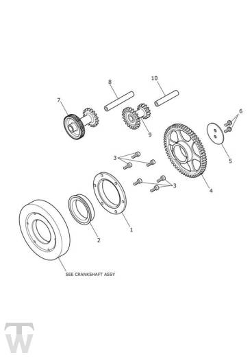 Sprag Clutch - Scrambler 1200 XE up to VIN AC8498