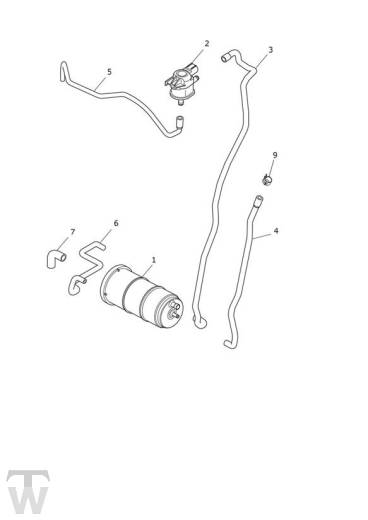 Aktivkohlefilter - Scrambler 1200 XE bis FIN AC8498