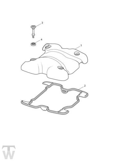 Nockenwellendeckel - Scrambler 1200 XE bis FIN AC8498